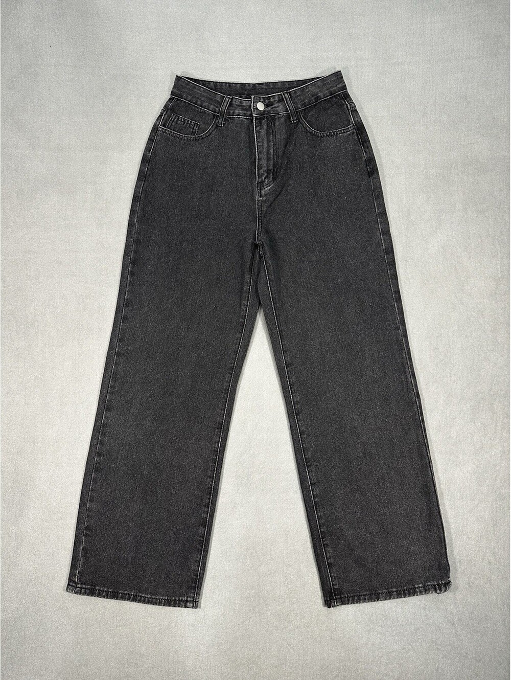 Shein Straight Blue Jeans 27x28 Women's Size Med 6